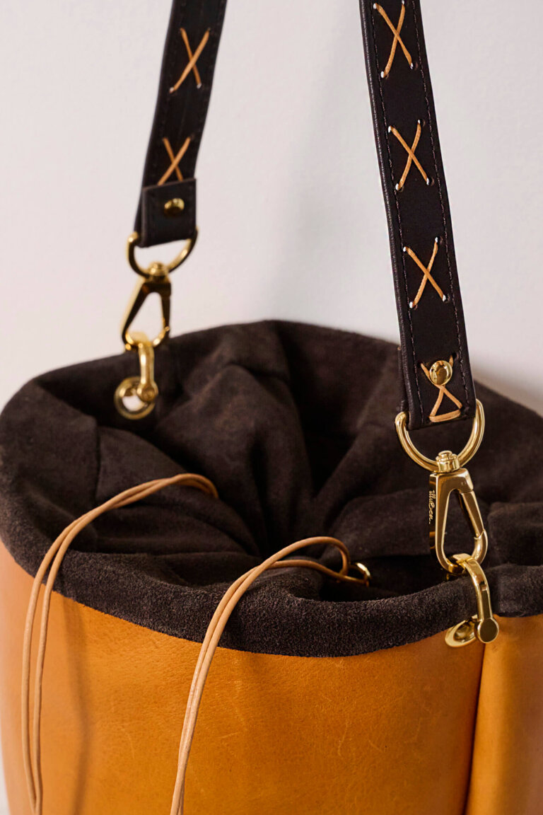 Horizon Bucket Bag in Orange