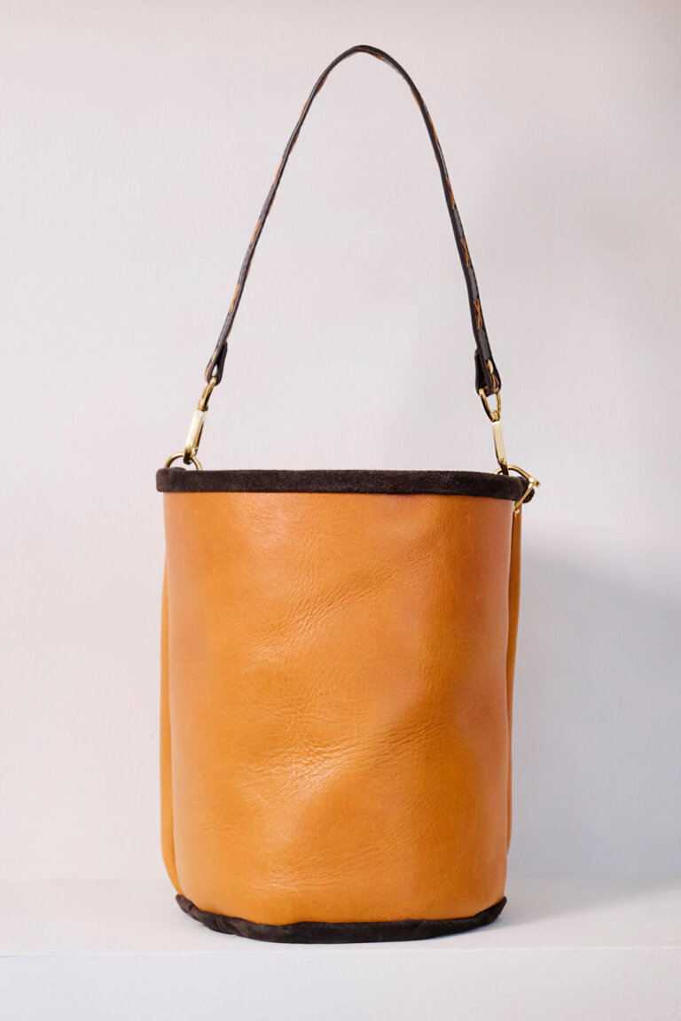 Horizon Bucket Bag in Orange