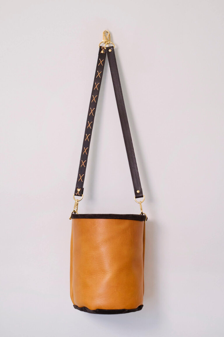 Horizon Bucket Bag in Orange