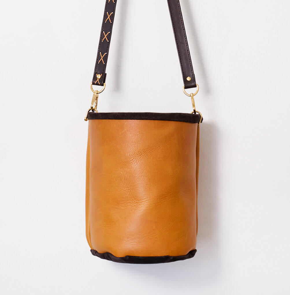 Horizon Bucket Bag in Orange