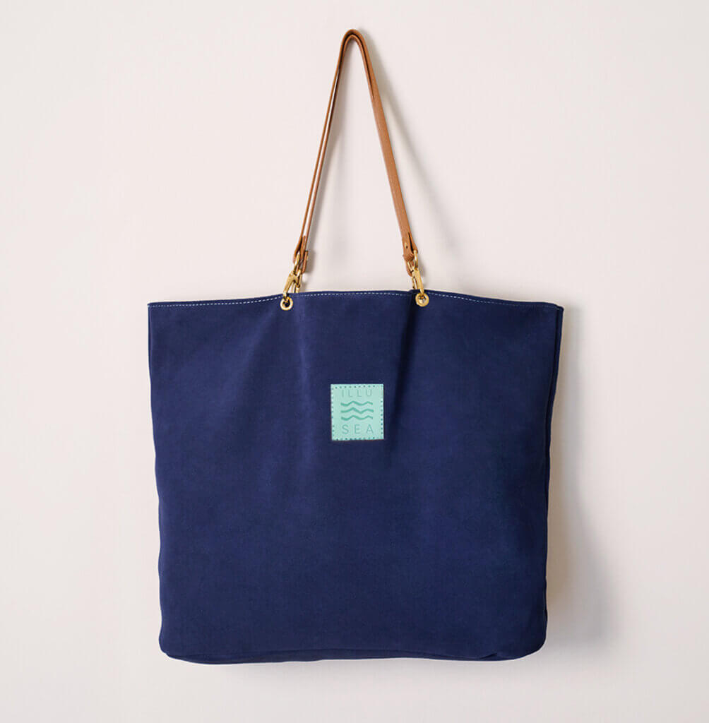 Riviera Tote Bag in Navy Blue