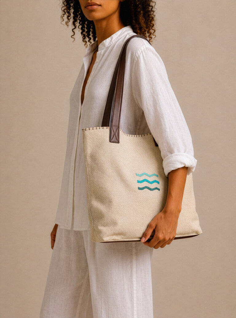 Riviera Tote Bag in Natural