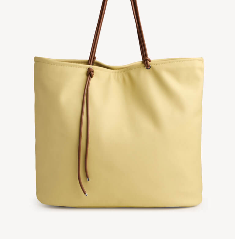 Riviera Tote Bag in Butter Yellow