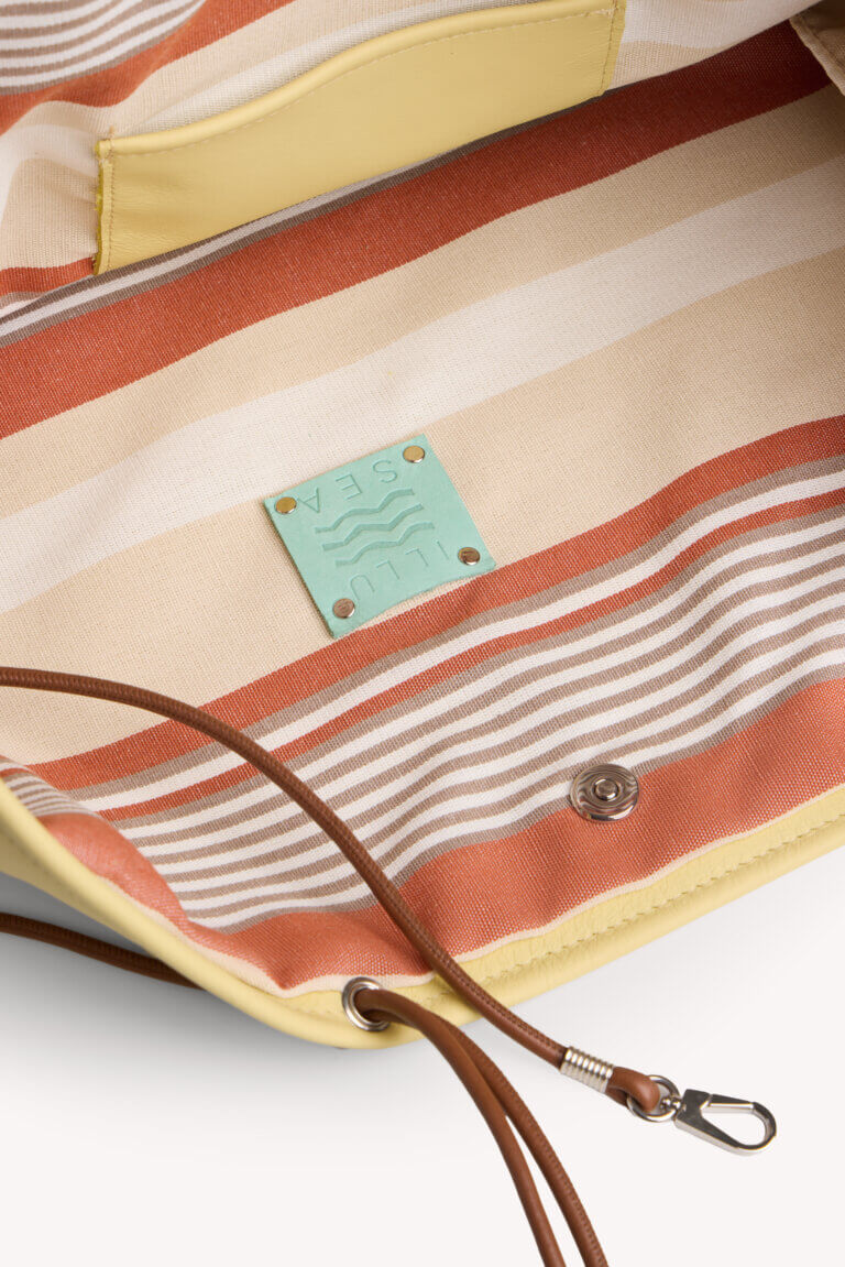 Riviera Tote Bag in Butter Yellow