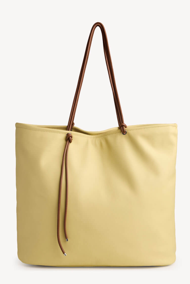Riviera Tote Bag in Butter Yellow