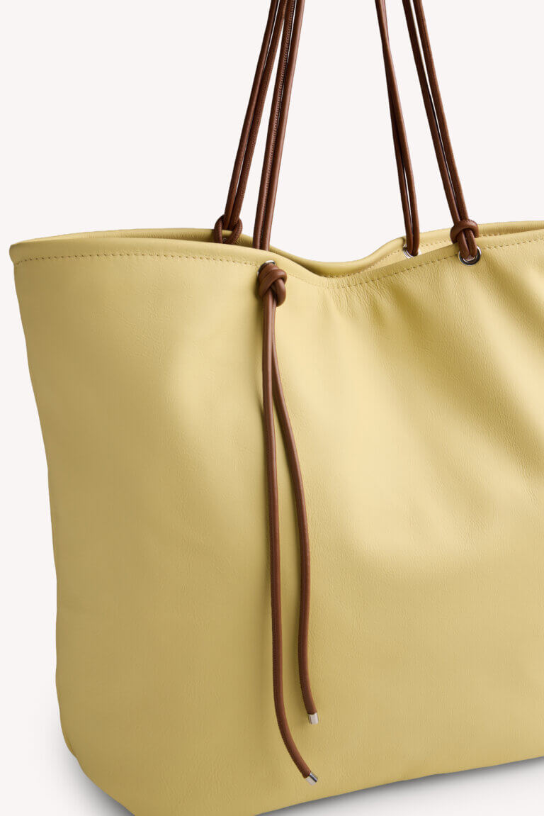 Riviera Tote Bag in Butter Yellow