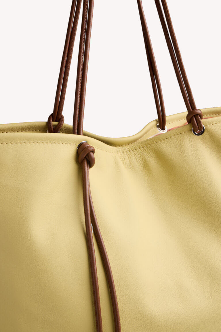 Riviera Tote Bag in Butter Yellow