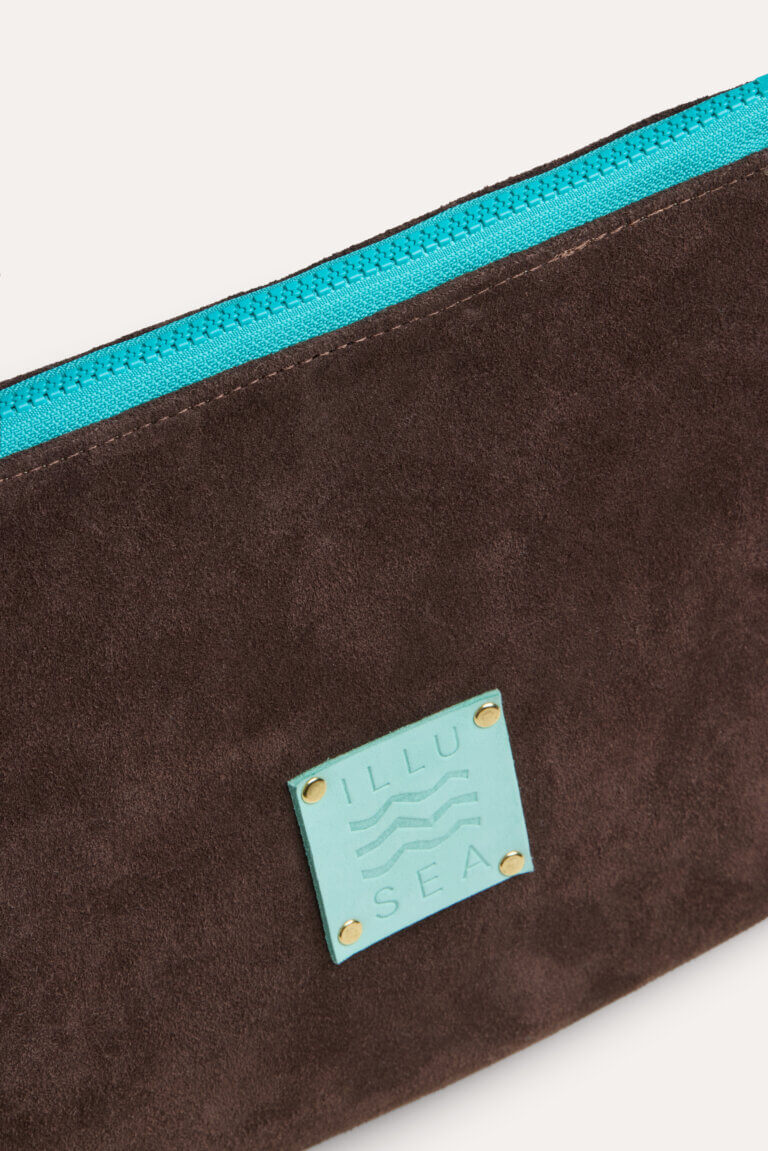 Salty Clutch Bag in Cocoa