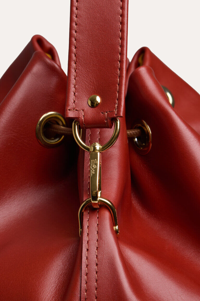 Large Wave Bag in Burnt Sienna